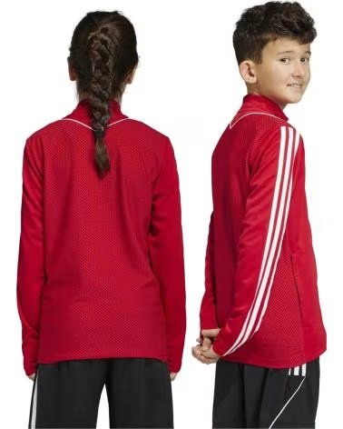 ADIDAS GIACCA SPORTIVA CON 3 STRISCE PER BAMBINI ROJO