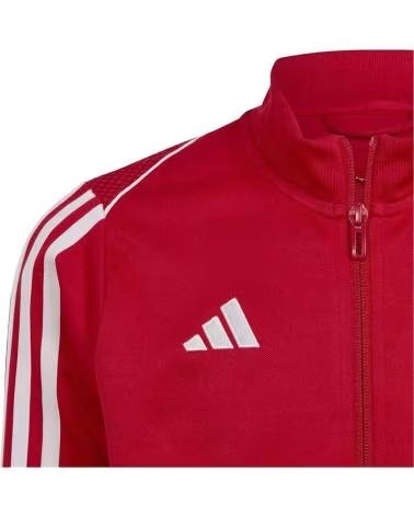 ADIDAS GIACCA SPORTIVA CON 3 STRISCE PER BAMBINI ROJO