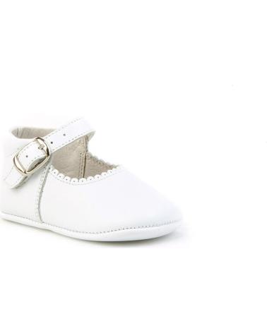 Bebé de Niña ANGELITOS ZAPATO PATUCO PIEL 240 BLANCO