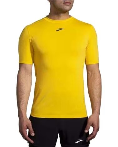 BROOKS CAMISETA BROOKS MANGA CURTA CORRIDA UNISSEX AMARELA AMARILLO