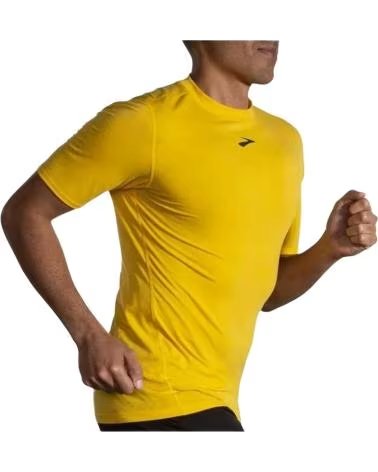 BROOKS CAMISETA BROOKS MANGA CURTA CORRIDA UNISSEX AMARELA AMARILLO