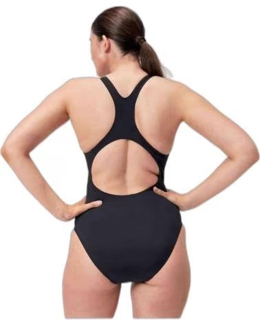 SPEEDO BAÑADOR DE NATACIÓN PARA MUJER CON DISEÑO DEGRADADO NEGRO