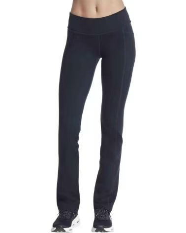 SKECHERS PANTALONI LUNGHI SKECHERS DA DONNA, NERI NEGRO
