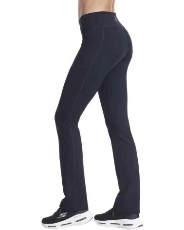 SKECHERS PANTALONI LUNGHI SKECHERS DA DONNA, NERI NEGRO
