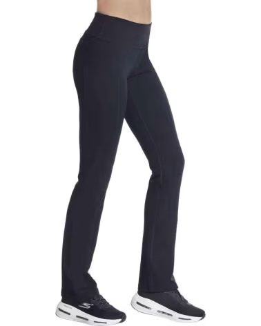 SKECHERS PANTALONI LUNGHI SKECHERS DA DONNA, NERI NEGRO