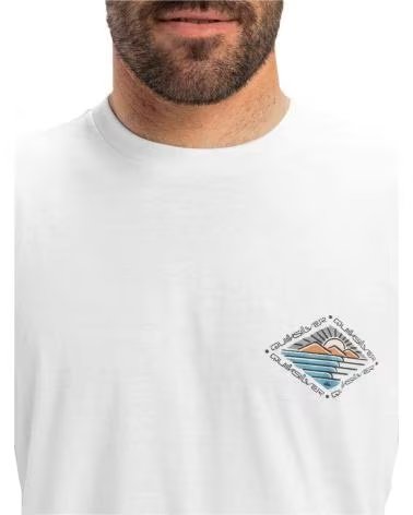 QUIKSILVER QUIKSILVER HERREN T-SHIRT MIT KURZEN ÄRMELN BLANCO