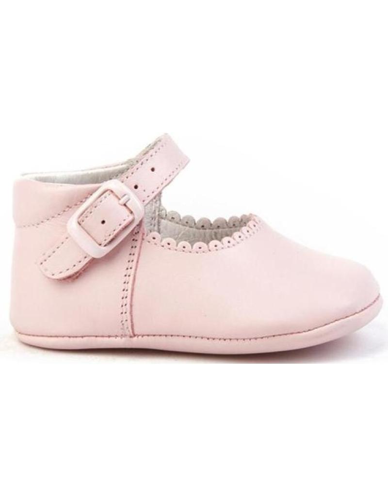 Bebé de Menina ANGELITOS ZAPATO PATUCO PIEL 240 ROSA
