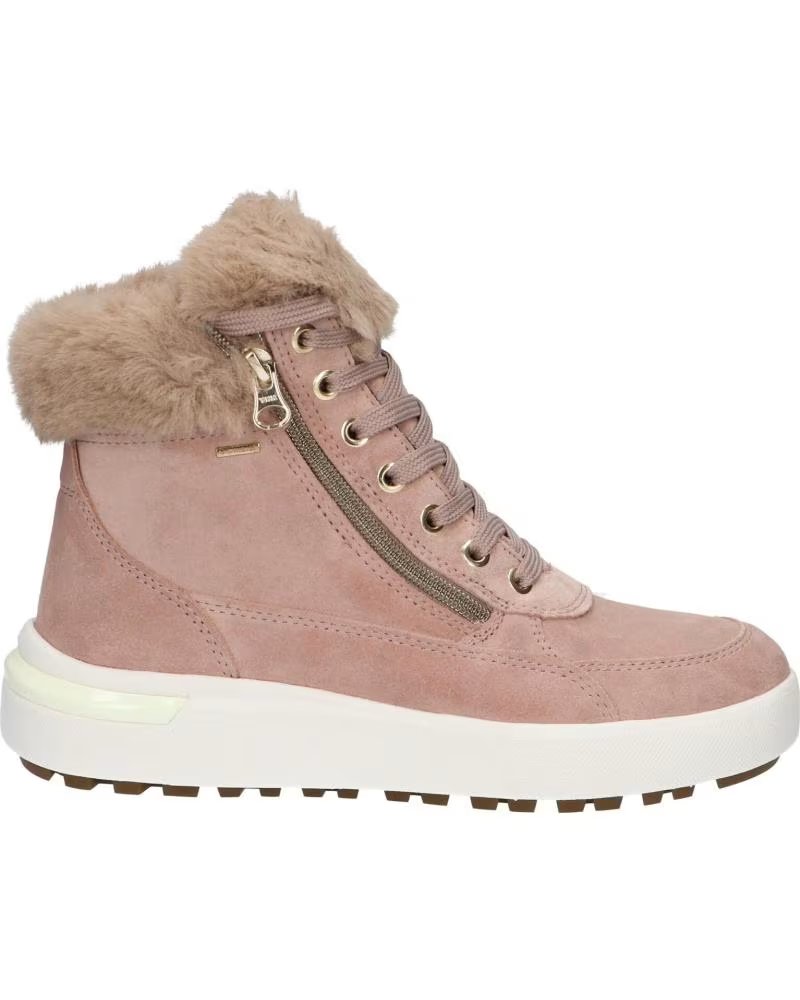 GEOX BOTINES DALYLA ABX CON CUELLO DE PELO C8056 ANTIQUE ROSE