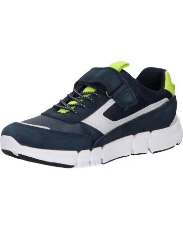 GEOX ZAPATILLAS GEOX J FLEXYPER NAVY LIME DEPORTIVAS NIÑO C0749 NAVY-LIME