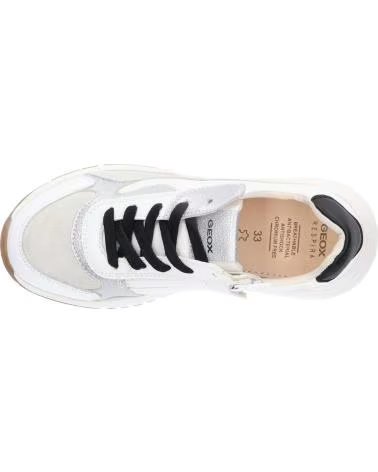 GEOX J4597B 022FU J MAWAZY GIRL C0404 WHITE-BLACK