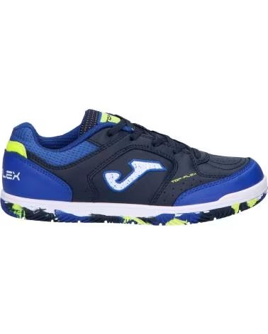 JOMA CHAUSSURES DE FUTSAL JOMA TOP FLEX JR BLEU MARINE JAUNE NAVY BLUE YELLOW INDOOR