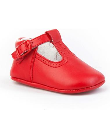 Bebé de Menino ANGELITOS ZAPATO PATUCO PIEL 247 ROJO