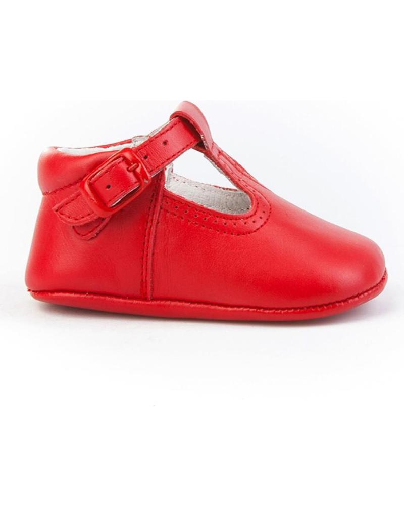 Bebé de Menino ANGELITOS ZAPATO PATUCO PIEL 247 ROJO