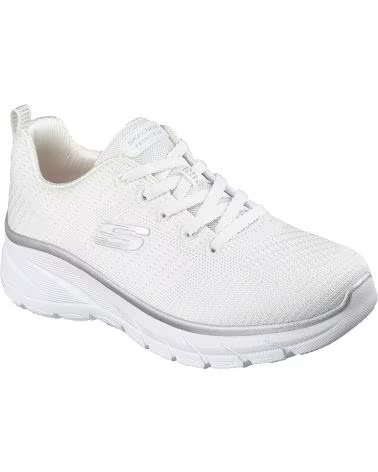 SKECHERS SNEAKERS FASHION FIT 20 WHITESILVER