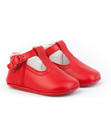 Bebé de Menino ANGELITOS ZAPATO PATUCO PIEL 247 ROJO