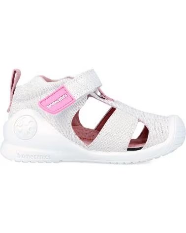 BIOMECANICS SANDALIA METALIZADA 252187-B050-18 BLANCO