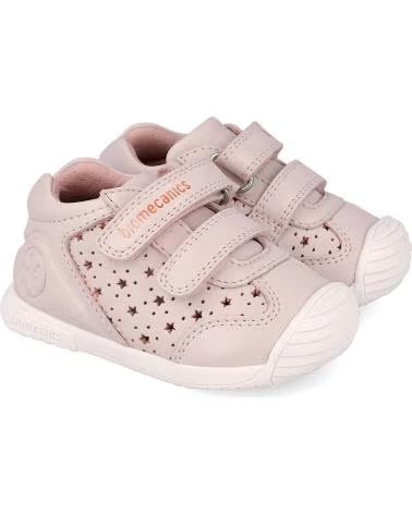 BIOMECANICS SANDALIAS NINA MODELO 262101B COLOR ROSA COTTON