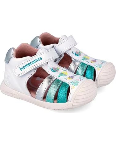 BIOMECANICS SANDÁLIA BIOGATEO 262109 COM ESTAMPADO DE PEIXES BLANCOB050