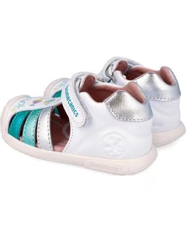 BIOMECANICS SANDÁLIA BIOGATEO 262109 COM ESTAMPADO DE PEIXES BLANCOB050