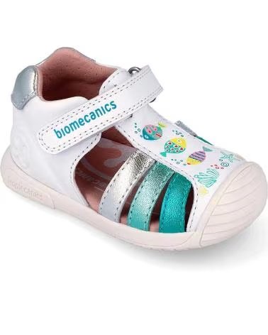BIOMECANICS SANDÁLIA BIOGATEO 262109 COM ESTAMPADO DE PEIXES BLANCOB050