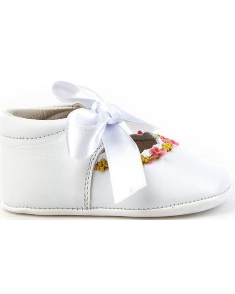 girl Infant ANGELITOS ZAPATO PATUCO PIEL 253 BLANCO