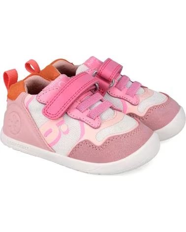 BIOMECANICS ZAPATILLAS BAREFOOT S PARA PRIMEROS PASOS DE NINA 262158 ROSA