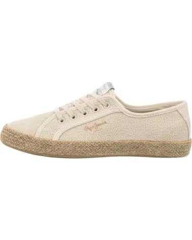 PEPE JEANS ZAPATILLAS PLS300019-823LIMEWASH EN PARA MUJER BEIGE
