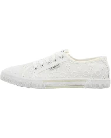 PEPE JEANS ZAPATILLAS PLS300018-803WHITE EN PARA MUJER BLANCO
