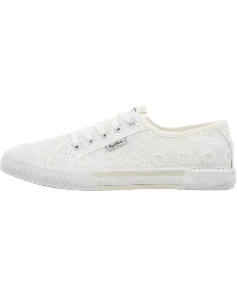 PEPE JEANS ZAPATILLAS PLS300018-803WHITE EN PARA MUJER BLANCO