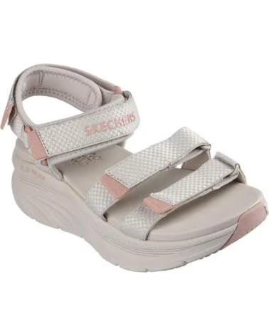 SKECHERS SANDALIAS 098-003100 EN BEIGE PARA MUJER TPE