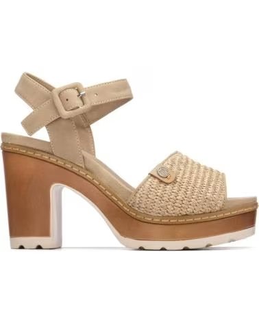 REFRESH SANDALIAS DE TACON 098-202629 EN MARRON PARA MUJER TAUPE