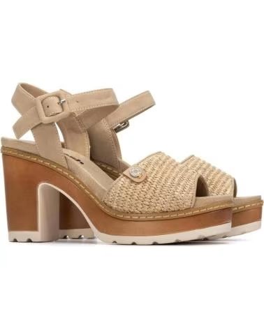 REFRESH SANDALIAS DE TACON 098-202629 EN MARRON PARA MUJER TAUPE