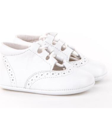 Bebé de Niña y Niño ANGELITOS ZAPATO PATUCO PIEL 256 BLANCO
