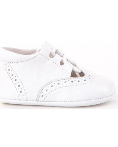 Bebé de Menina e Menino ANGELITOS ZAPATO PATUCO PIEL 256 BLANCO