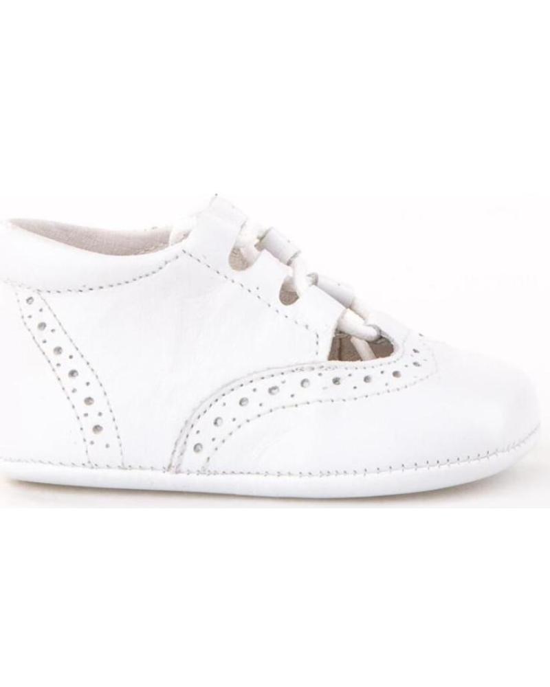 Bebé de Niña y Niño ANGELITOS ZAPATO PATUCO PIEL 256 BLANCO