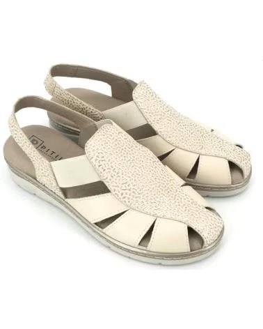 PITILLOS SANDALIAS CUNA-TACON 11003 EN COLOR PARA MUJER BEIG