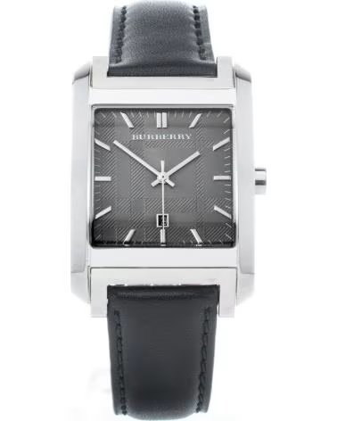 Inicio-BURBERRY-RELOJ BURBERRY BU1571 DE CABALLERO CON ESFERA NEGRA Y ACERO INOXIDABLE-NEGRO