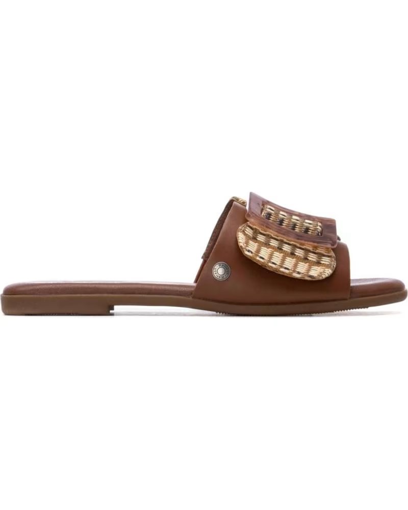 REFRESH SANDALIAS 175029 EN MARRON PARA MUJER CAMEL