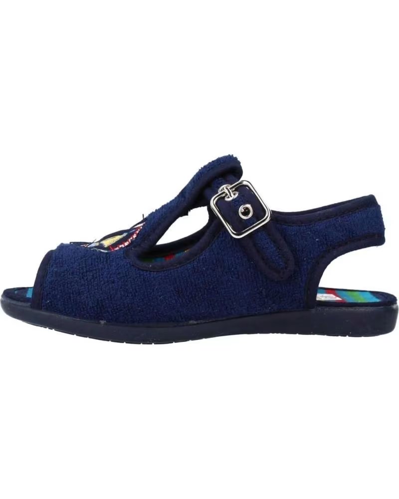 CHISPAS PANTOFOLE DA CASA NINA MODELLO 38155015 BLU MARINO