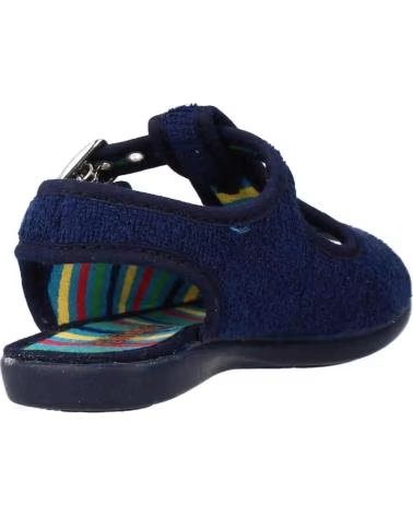 CHISPAS PANTOFOLE DA CASA NINA MODELLO 38155015 BLU MARINO
