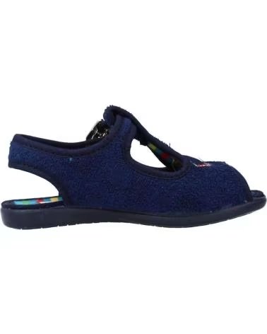 CHISPAS PANTOFOLE DA CASA NINA MODELLO 38155015 BLU MARINO