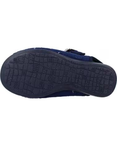 CHISPAS PANTOFOLE DA CASA NINA MODELLO 38155015 BLU MARINO