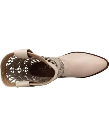CMP CAMPAGNOLO BOTAS ESTILO CAMPERO CON DETALLE DE REJILLA METÁLICA EN TONO BEIGE