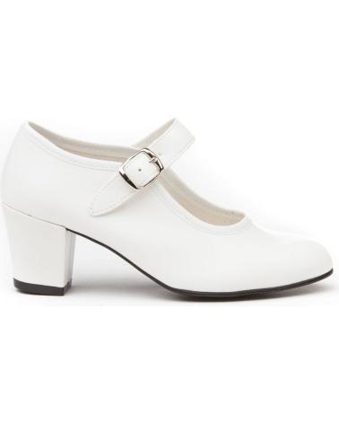 Zapatos de tacón pour Femme et Fille ANGELITOS ZAPATO FLAMENCA 302 BLANCO