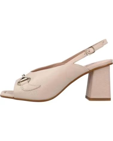JONI SANDALI IN PELLE CON TACCO E FIBBIA MODELLO 22086J NUDE GRACAO