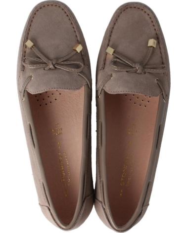 Mocasines de Mujer STONEFLY MOCASIN LAZO TAUPE BROWN