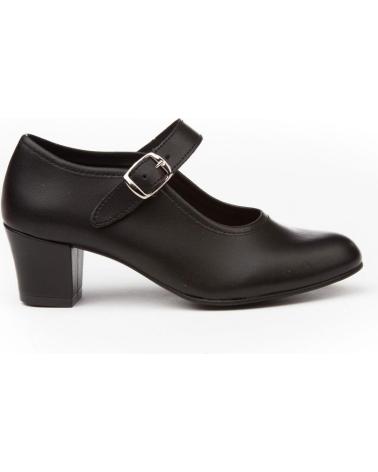 Escarpins pour Femme et Fille ANGELITOS ZAPATO FLAMENCA 302 NEGRO