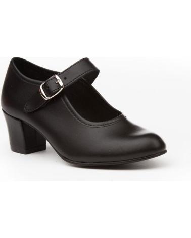 Sapatos de salto de Mulher e Menina ANGELITOS ZAPATO FLAMENCA 302 NEGRO