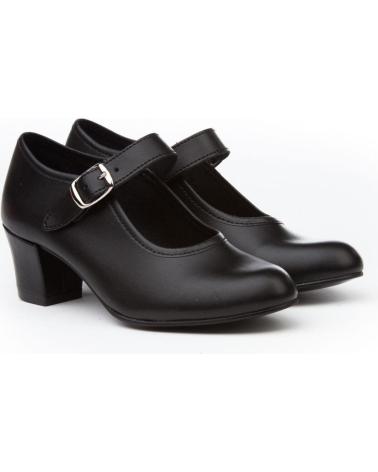 Sapatos de salto de Mulher e Menina ANGELITOS ZAPATO FLAMENCA 302 NEGRO