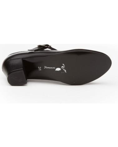 Sapatos de salto de Mulher e Menina ANGELITOS ZAPATO FLAMENCA 302 NEGRO